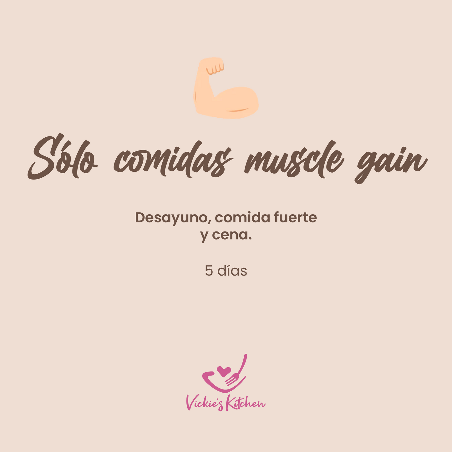 Muscle gain - Sólo comidas.